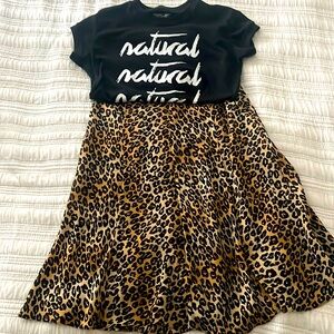 Michael Kors Leopard Skirt